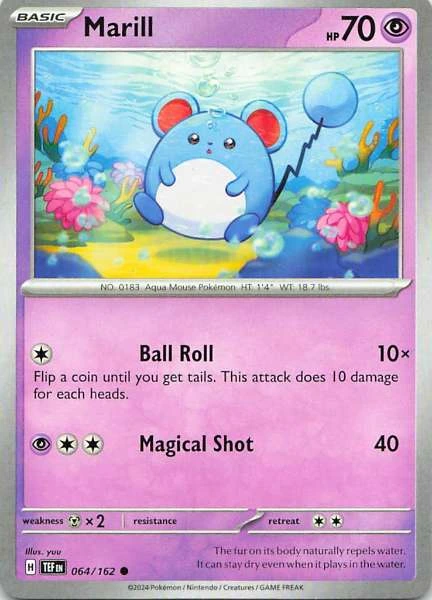 Marill - Pokémon Temporal Forces #064/162