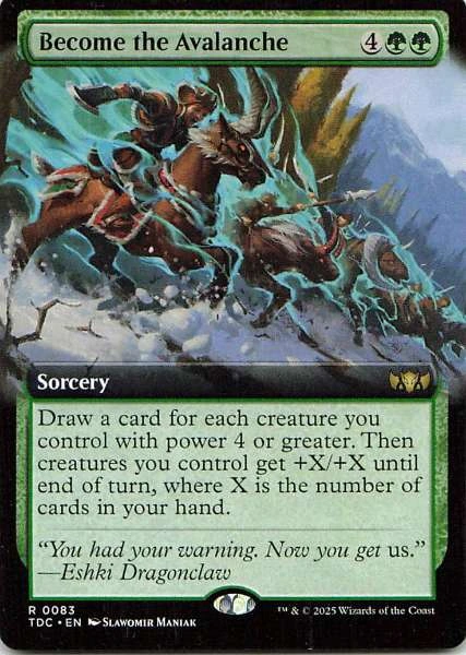 Become the Avalanche - TDC #0083