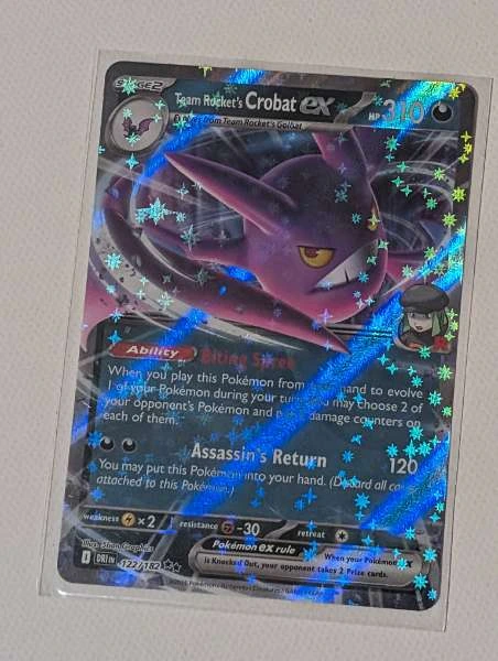 Team Rocket's Crobat ex - Pokémon Scarlet & Violet—Stellar Crown #122/182