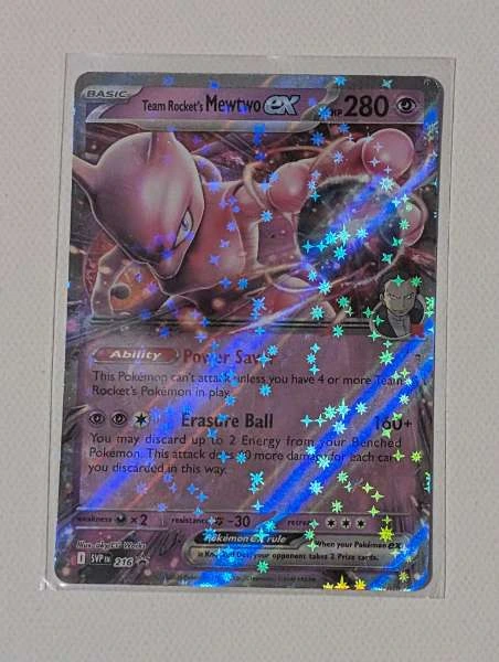 Team Rocket's Mewtwo ex - Pokémon Scarlet & Violet Black Star Promos #SVP 216