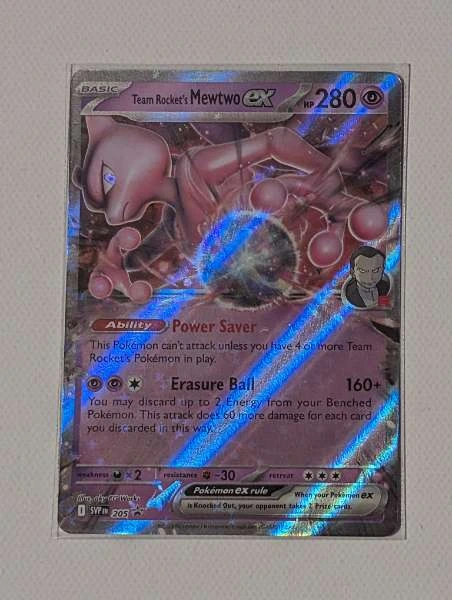Team Rocket's Mewtwo ex - Pokémon Scarlet & Violet Black Star Promos #SVP 205