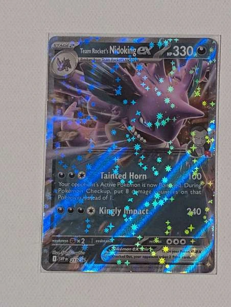 Team Rocket's Nidoking ex - Pokémon #217