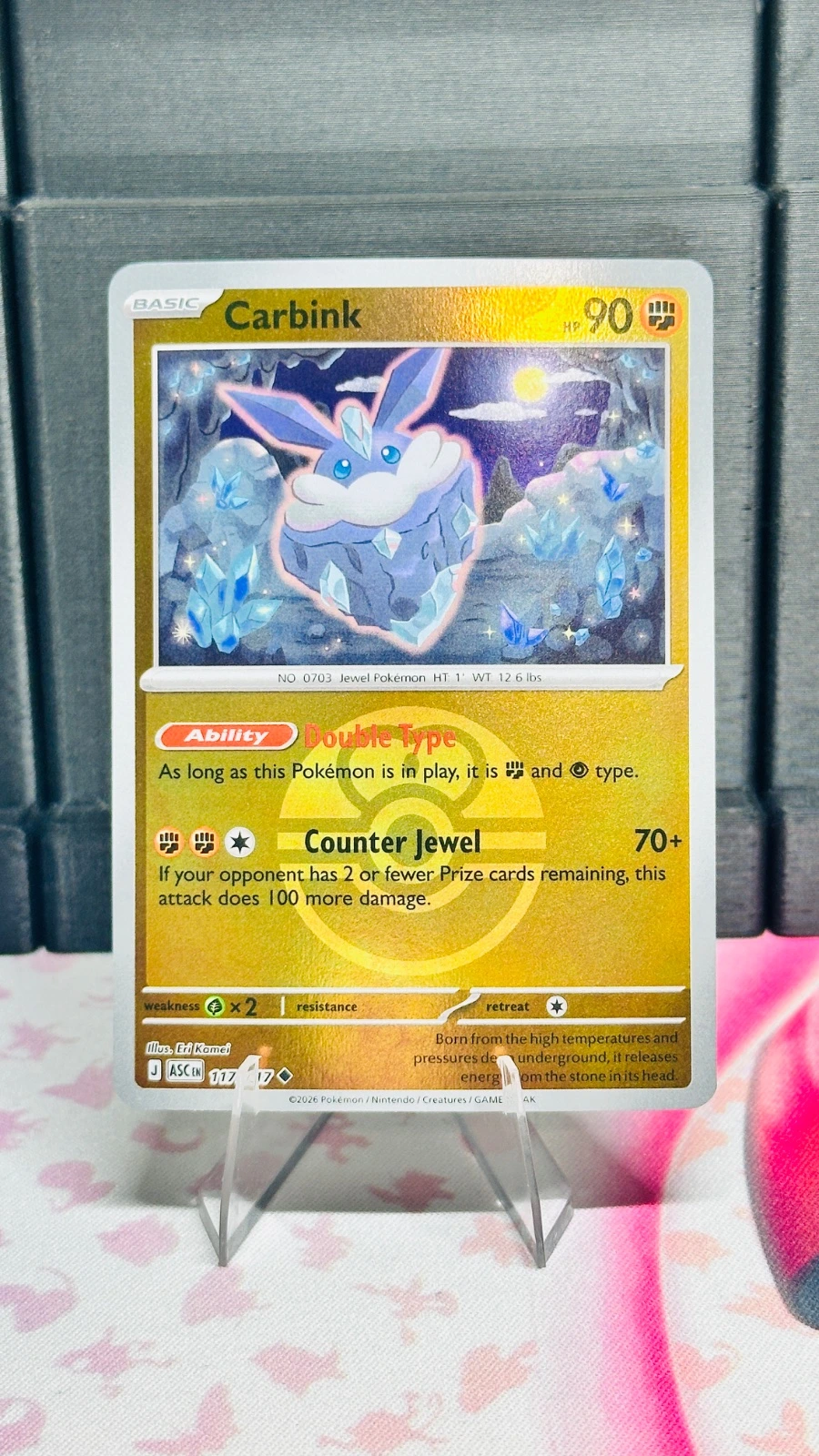 Carbink #117 (love ball) - Ascended Heroes