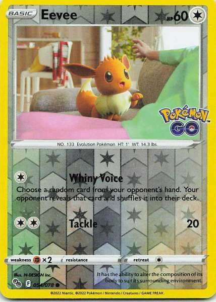 Eevee - Pokémon GO #054/078