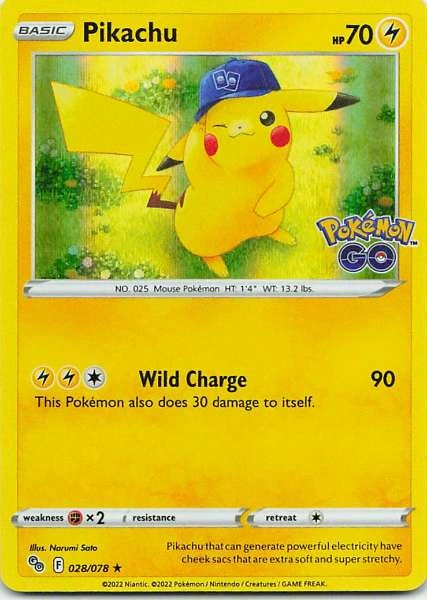 Pikachu - Pokémon GO #028/078