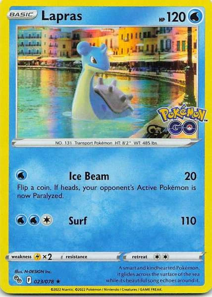 Lapras - Pokémon GO #023/078