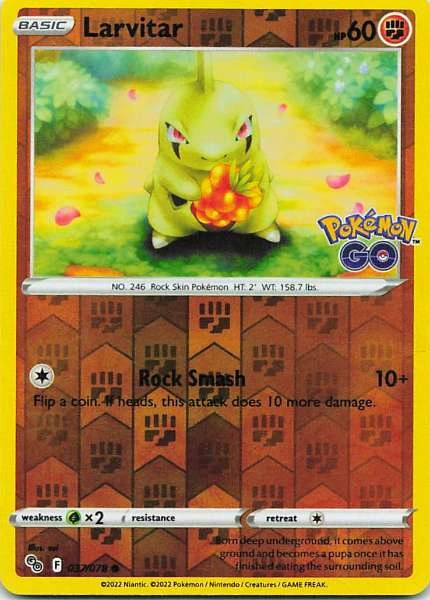 Larvitar - Pokémon GO #037/078