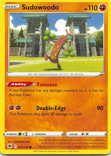 Sudowoodo - Astral Radiance #074/189