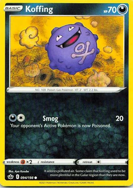 Koffing - Sword & Shield—Chilling Reign #094/198
