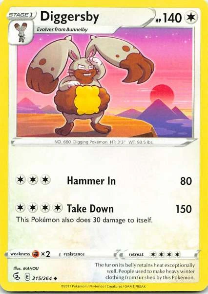 Diggersby - Pokémon Fusion Strike #215/264