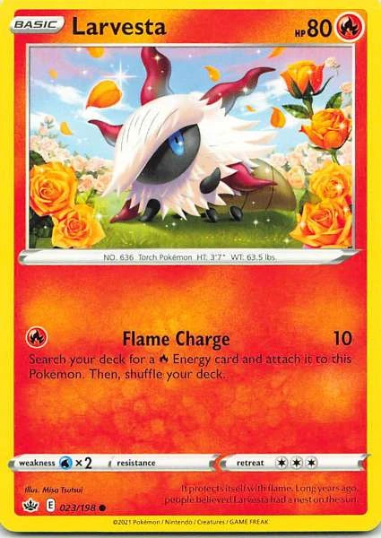 Larvesta - Chilling Reign #023/198