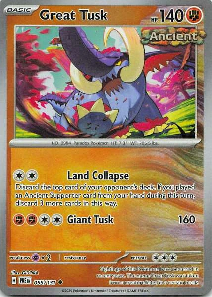 Great Tusk - Prismatic Evolutions #055/131