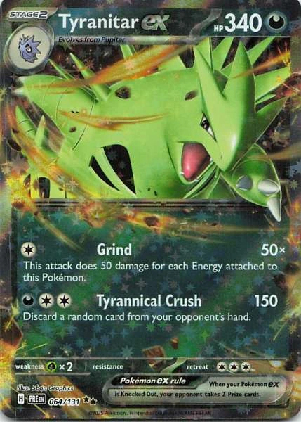 Tyranitar ex - Pokémon #064/131