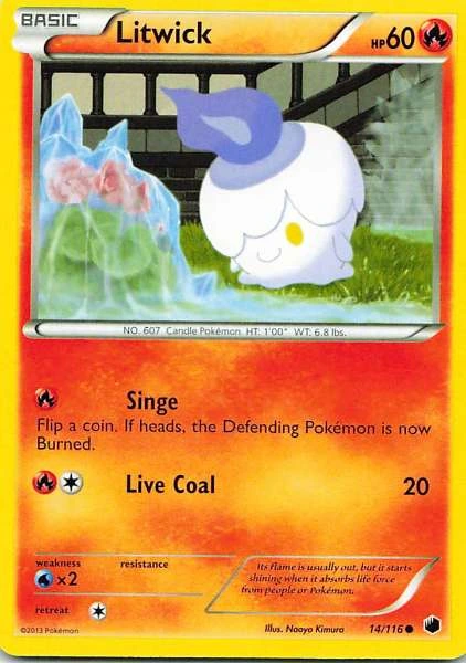 Litwick - Pokémon Plasma Freeze #14/116