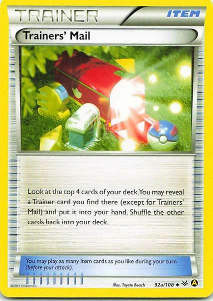 Trainers' Mail - Roaring Skies #92a/108