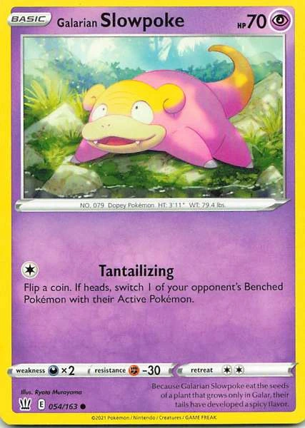 Galarian Slowpoke - Chilling Reign #054/163
