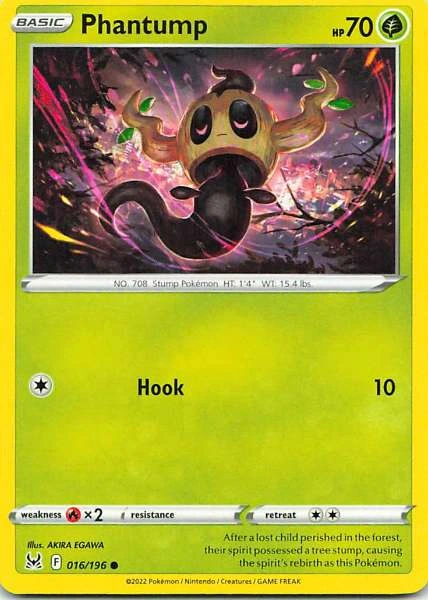 Phantump - Sword & Shield—Lost Origin #016/196