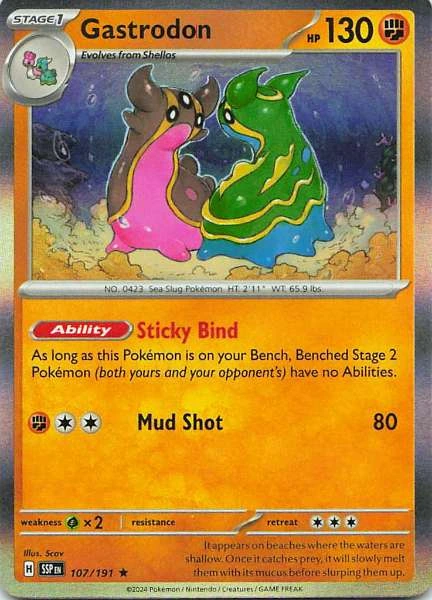 Gastrodon - Scarlet & Violet—Surging Sparks #107/191