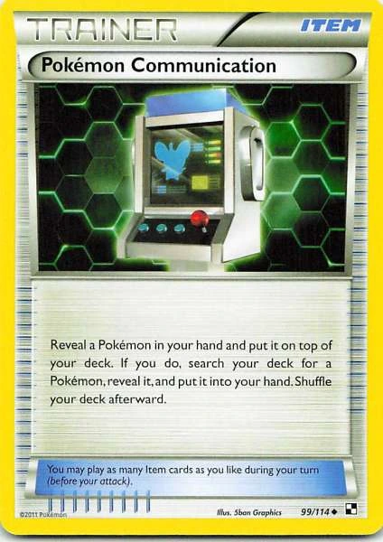 Pokémon Communication - Black & White #99/114