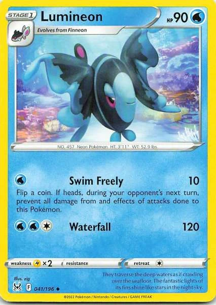 Lumineon - Sword & Shield—Lost Origin #041/196