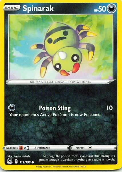 Spinarak - Pokémon #112/196