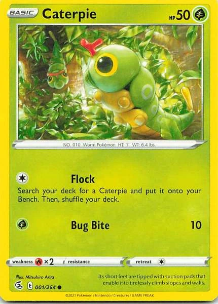 Caterpie - Sword & Shield—Fusion Strike #001/264