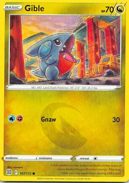 Gible - Brilliant Stars #107/172