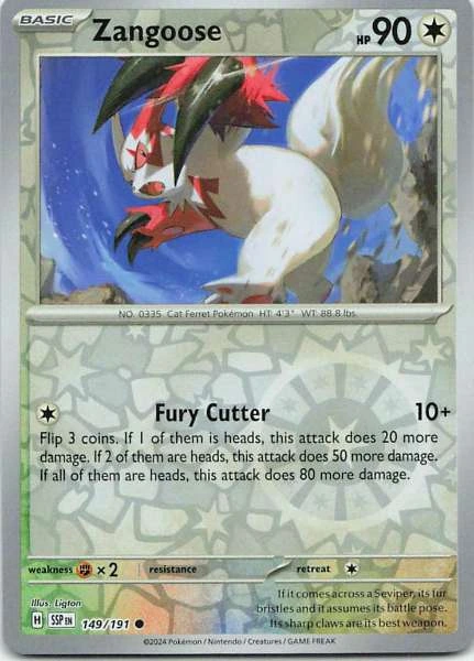 Zangoose - Pokémon #149/191
