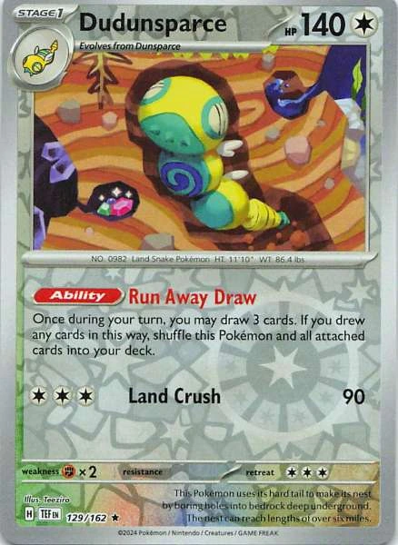Dudunsparce - Temporal Forces #129/162