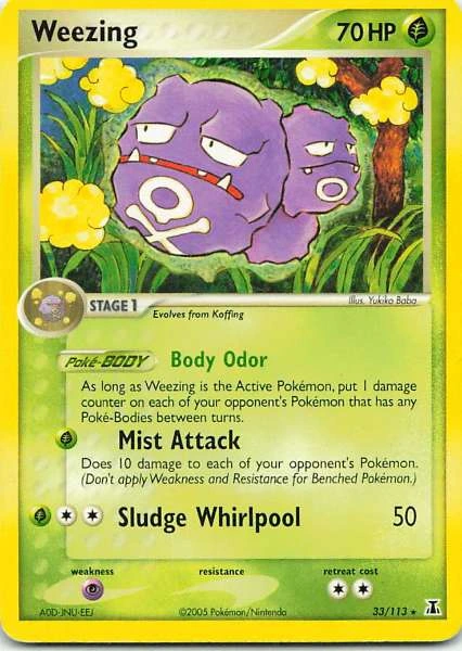 Weezing - EX Deoxys #33/113