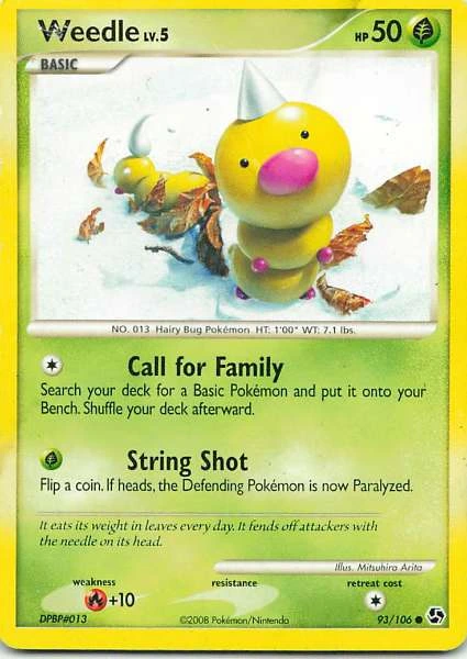 Weedle - Pokémon #93/106