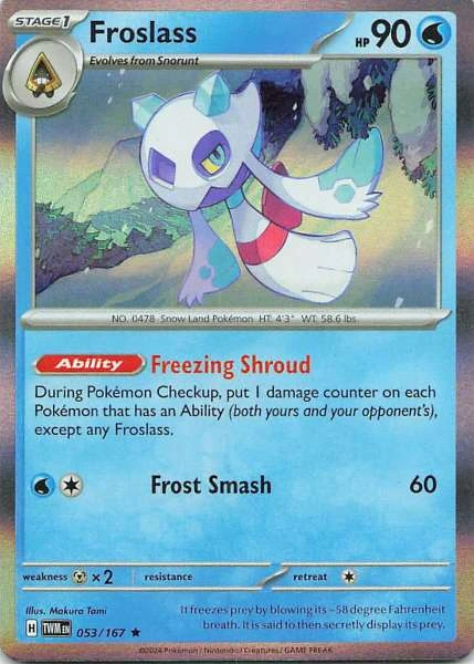 Froslass - Twilight Masquerade #053/167