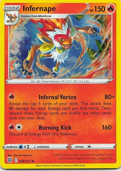 Infernape - Brilliant Stars #026/172