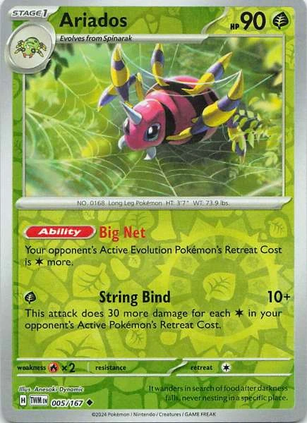 Ariados - Twilight Masquerade #005/167