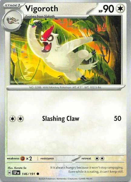 Vigoroth - Scarlet & Violet—Surging Sparks #146/191