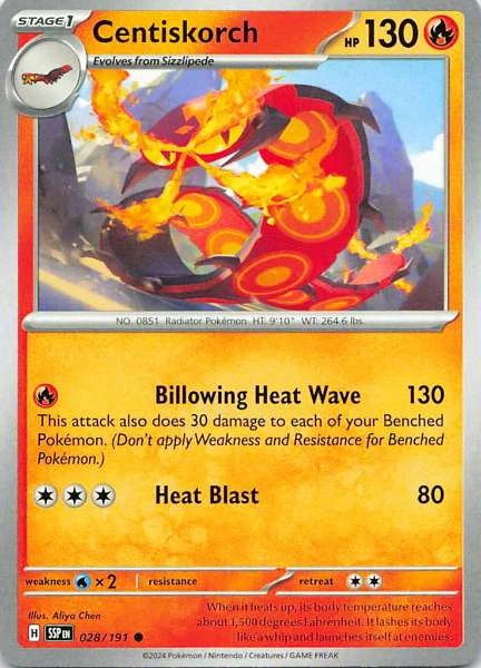 Centiskorch - Scarlet & Violet—Surging Sparks #028/191