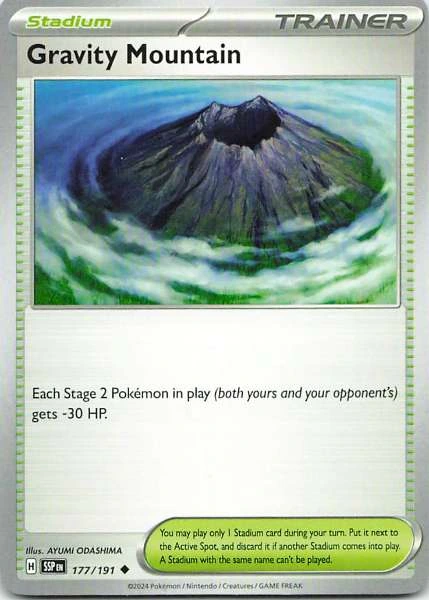 Gravity Mountain - Scarlet & Violet—Surging Sparks #177/191