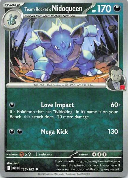 Team Rocket's Nidoqueen - DRI #116/182