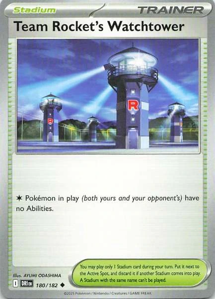 Team Rocket's Watchtower - DRI #180/182