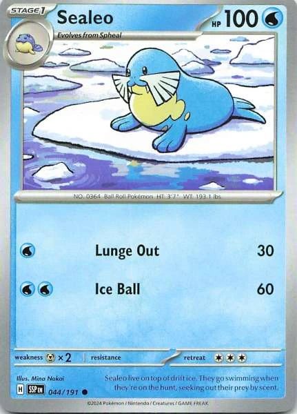 Sealeo - Scarlet & Violet—Surging Sparks #044/191