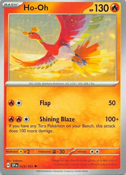 Ho-Oh - Scarlet & Violet—Surging Sparks #019/191