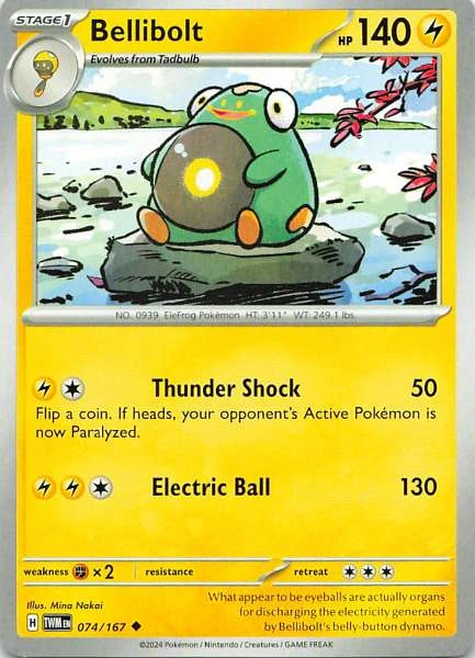 Bellibolt - Twilight Masquerade #074/167