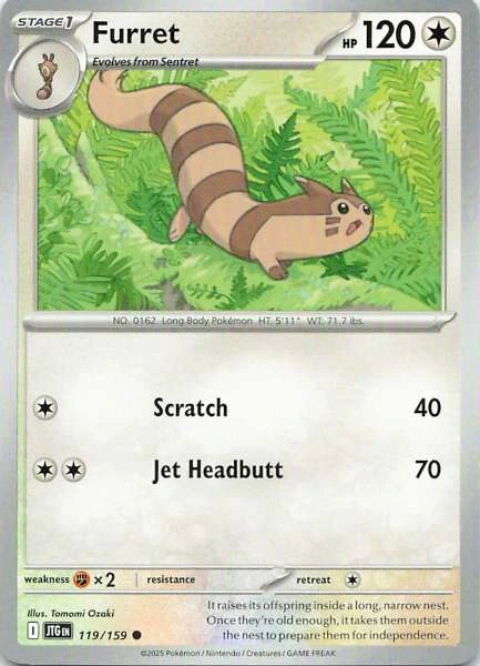 Furret - Jungle Treasures #119/159