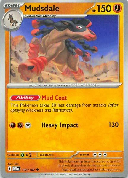 Mudsdale - Scarlet & Violet: Destined Rivals #108/182
