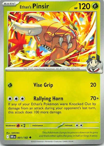 Ethan's Pinsir - DRI #001/182
