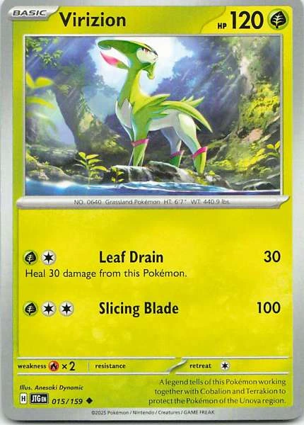 Virizion - Scarlet & Violet: Journey Together #015/159