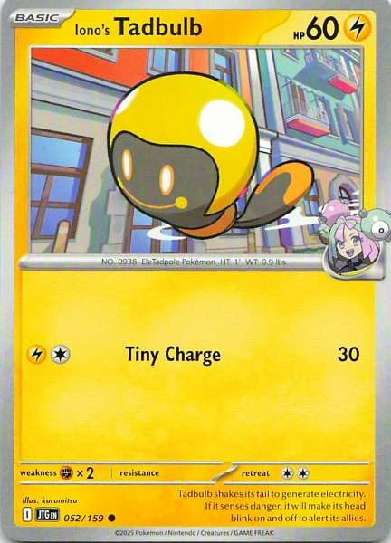 Iono's Tadbulb - Scarlet & Violet: Journey Together #052/159