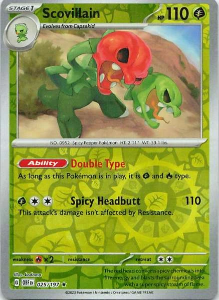 Scovillain - Obsidian Flames #025/197