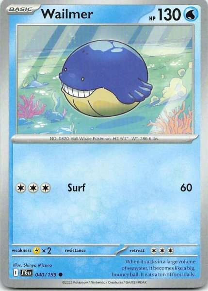 Wailmer - Temporal Forces #040/159