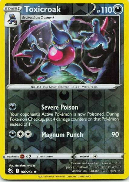 Toxicroak - Evolving Skies #166/264